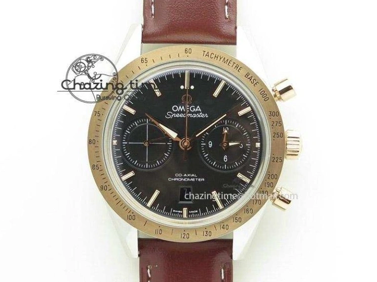 0429 Planet Ocean Master Chrono 45mm SS OM 1:1 Best Edition Black Dial Orange 12 On Rubber Strap A Durable 8169